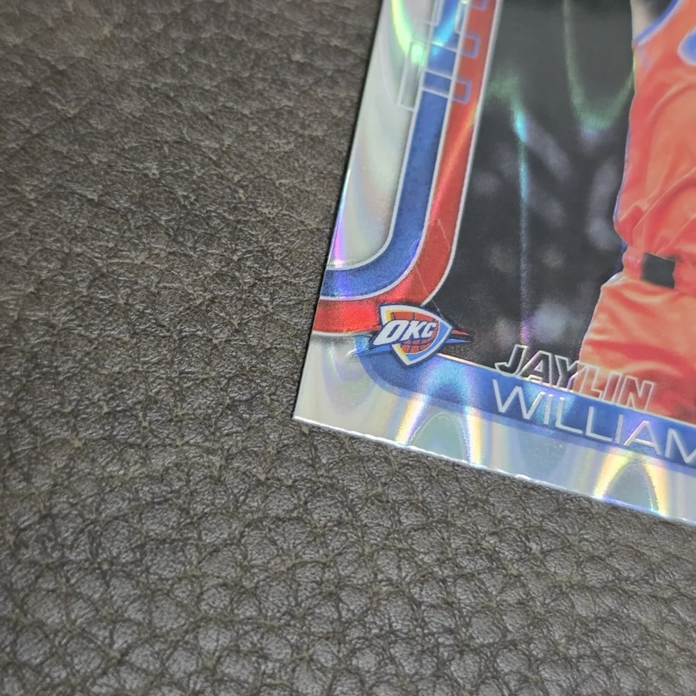 2025–26 Topps Chrome Jaylin Williams #105 Oklahoma City Thunder NM
